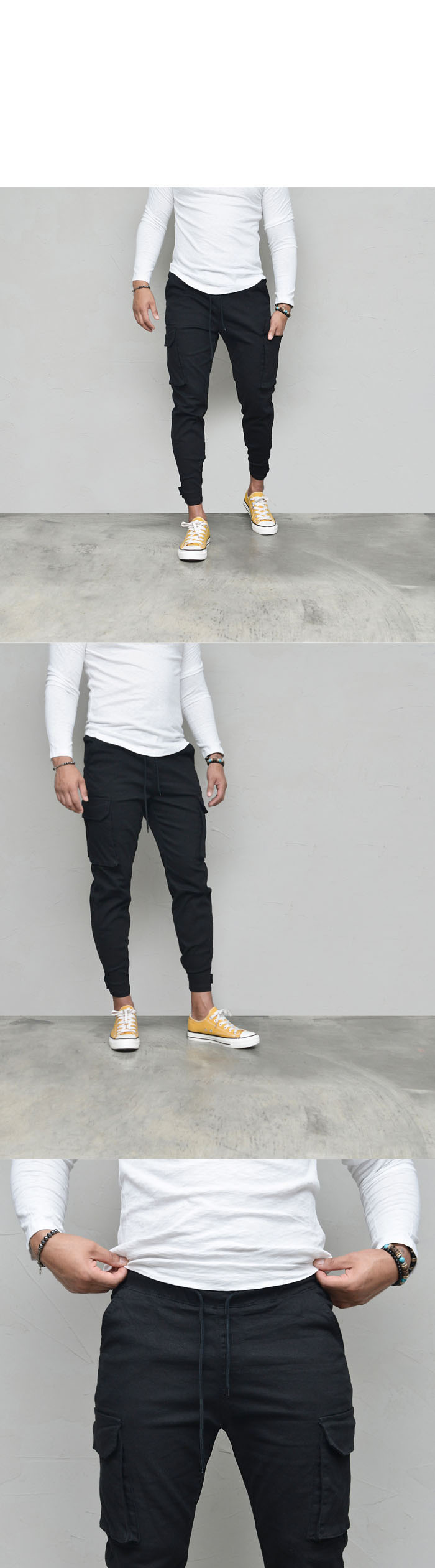 mens velcro joggers